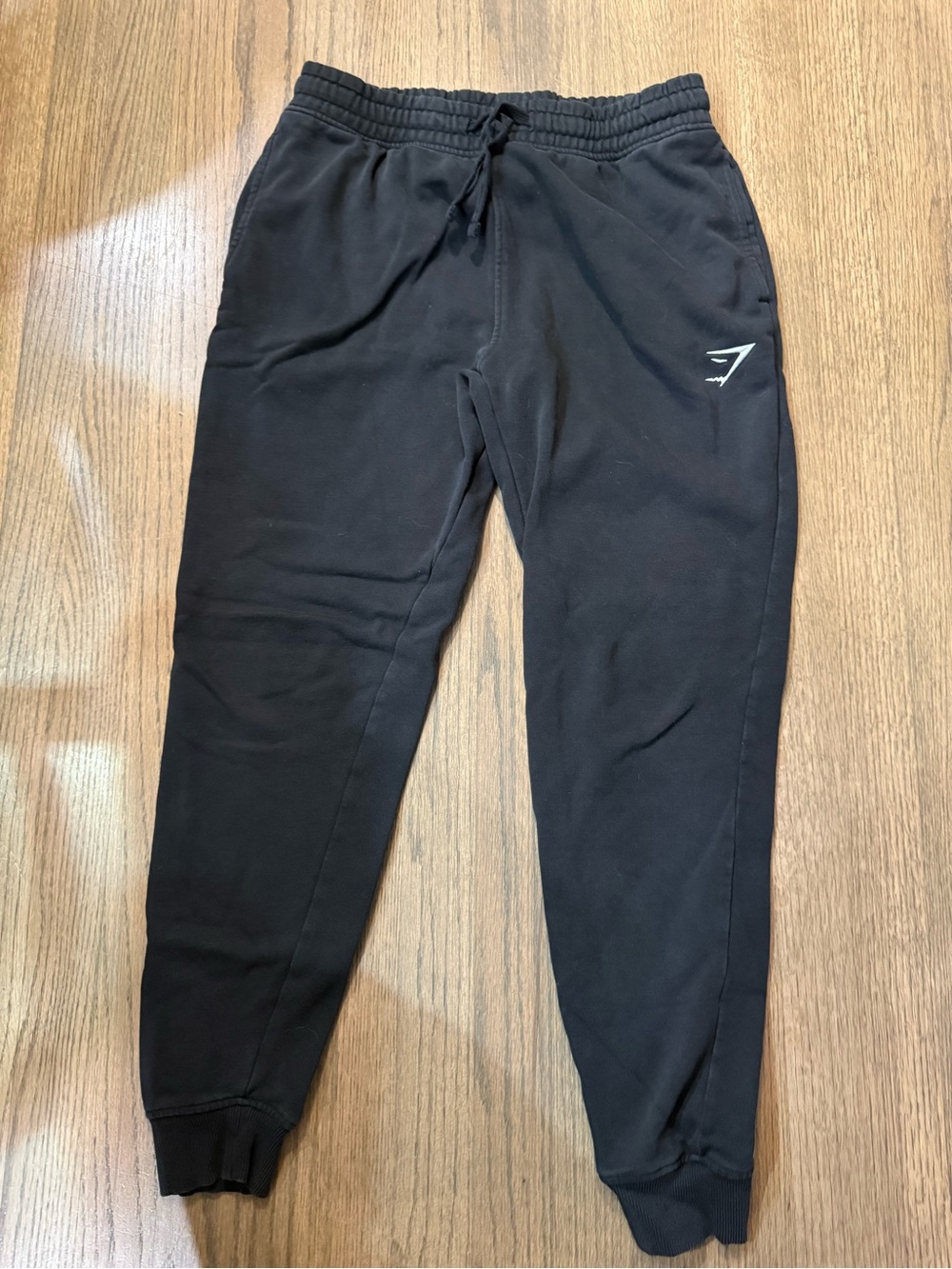 Gymshark Men’s Black Athletic Jogger Pants-Size Medium-Black